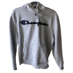 Champion Grey/Black Hoodie